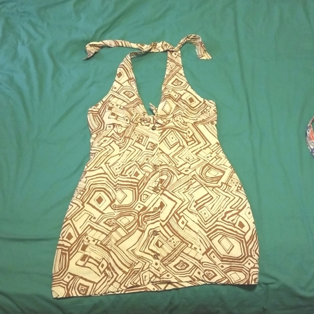 Maeve halter dress from Anthropologie